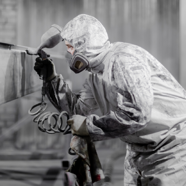 spraying